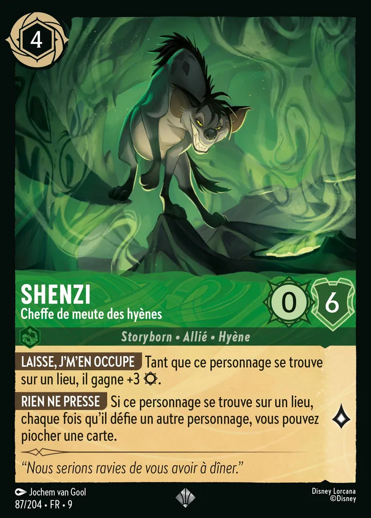 Shenzi - Cheffe de meute des hyènes