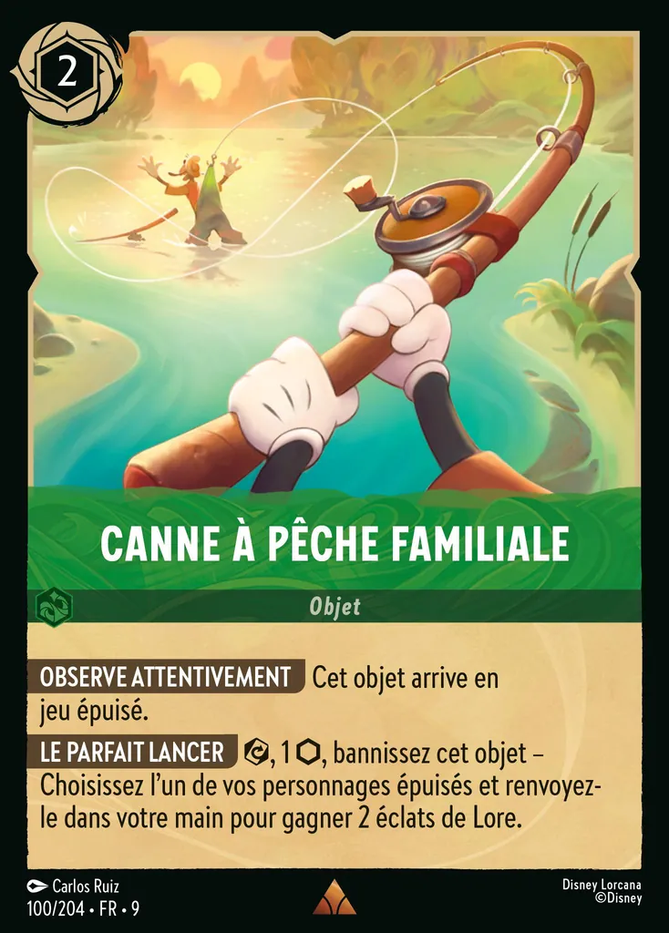 Canne à pêche familiale
