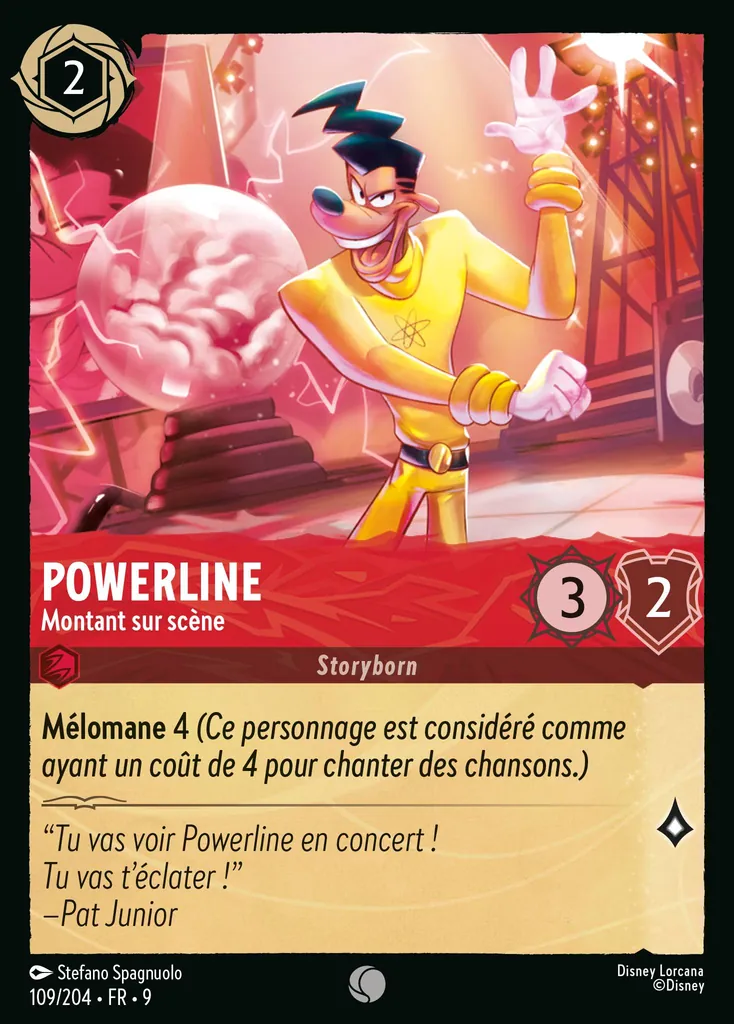 Powerline - Montant sur scène
