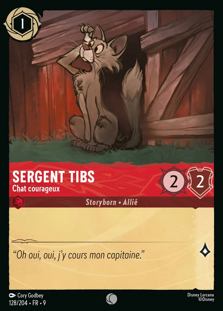 SERGENT TIBS - Chat courageux