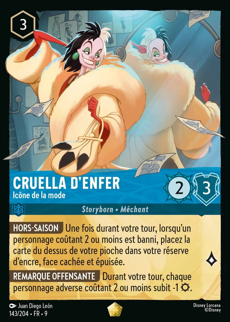 Cruella d'Enfer - Icône de la mode