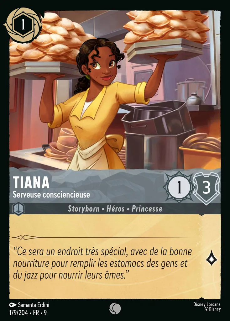 Tiana - Serveuse consciencieuse