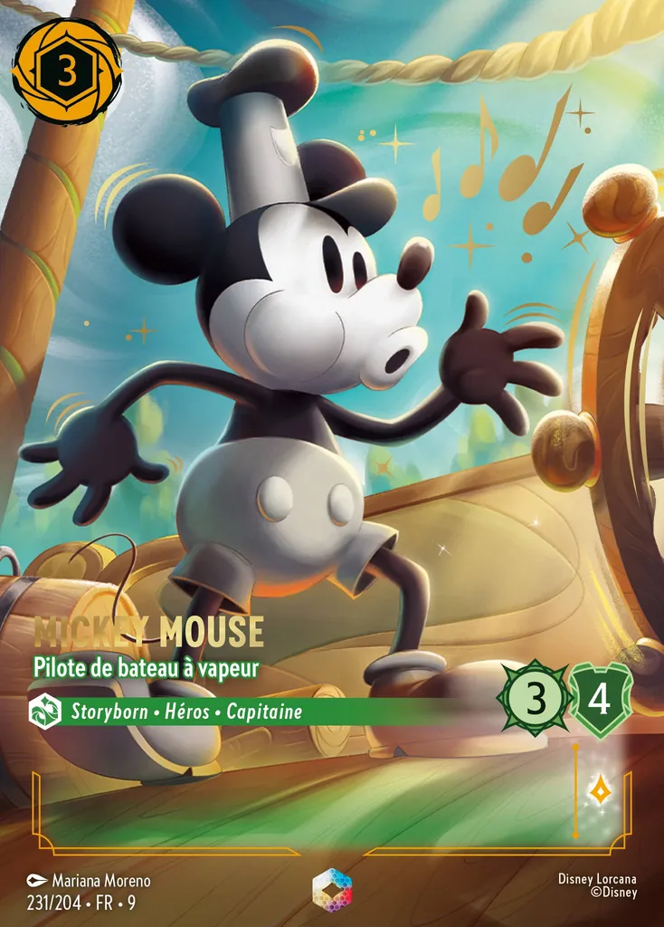 MICKEY MOUSE - Pilote de bateau à vapeur