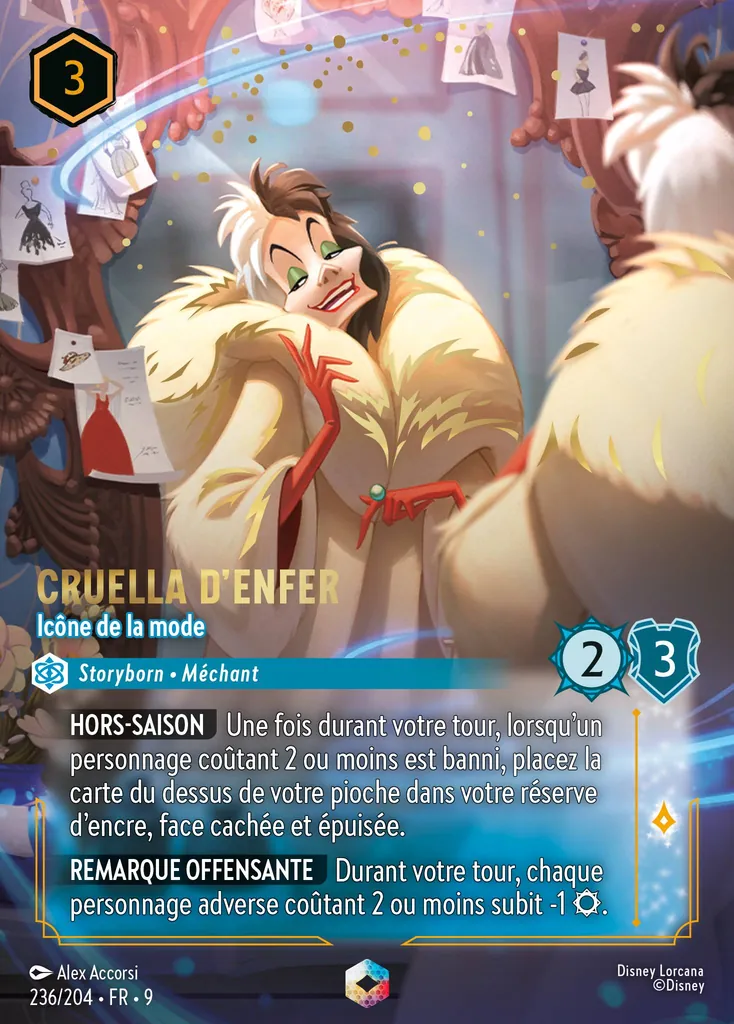 Cruella d'Enfer - Icône de la mode