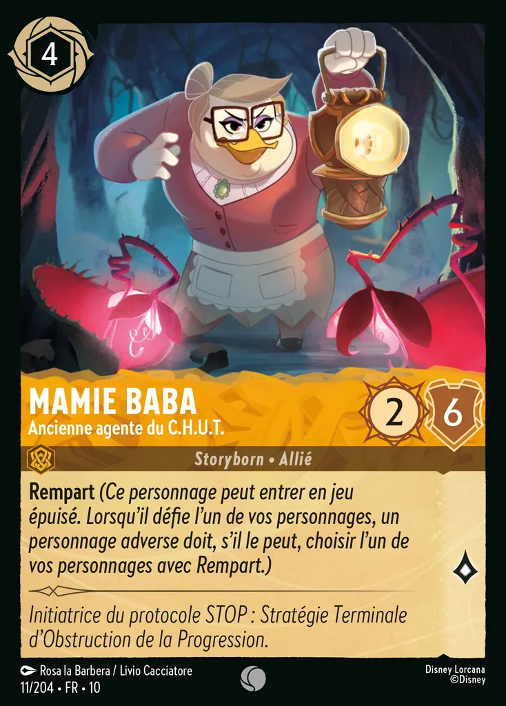Mamie Baba - Ancienne agente du C.H.U.T.