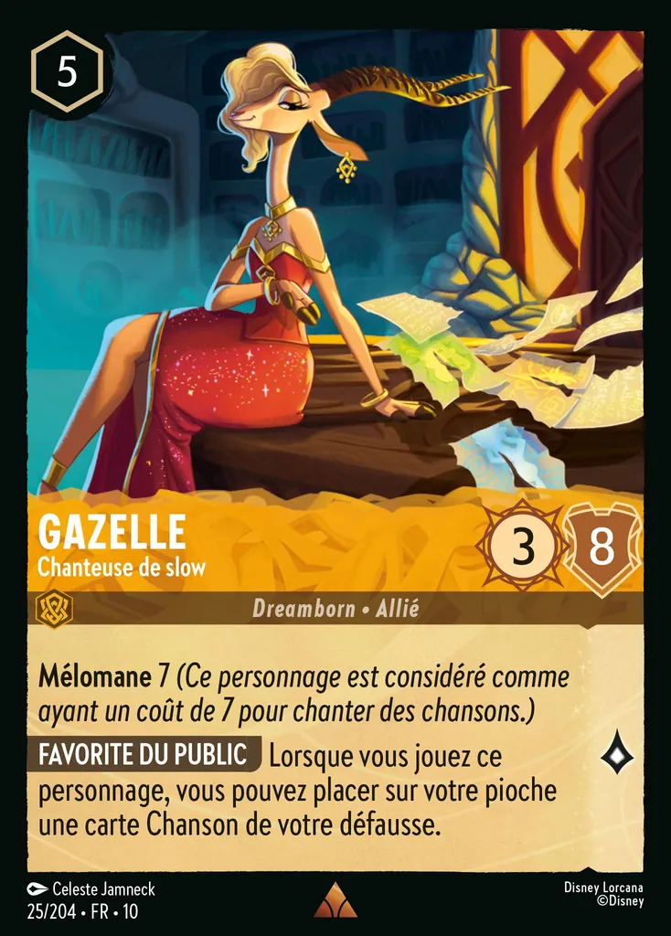 Gazelle - Chanteuse de slow