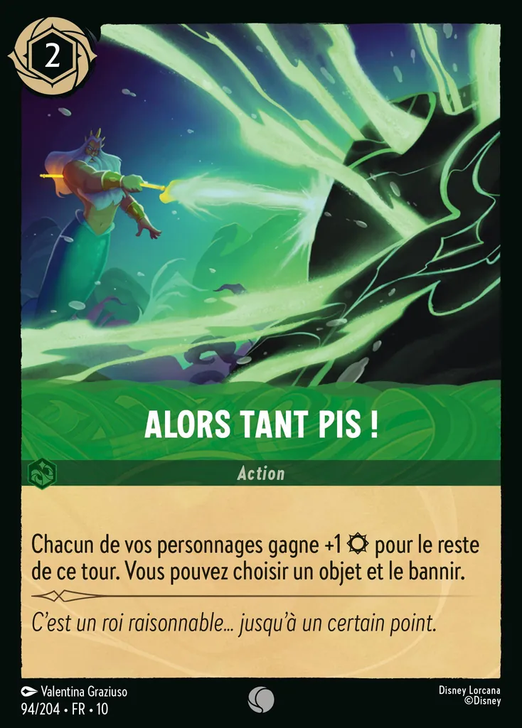 Alors tant pis !