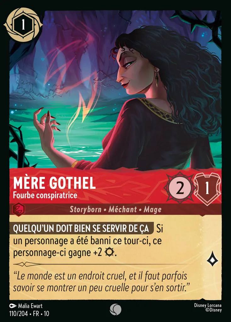 Mère Gothel - Fourbe conspiratrice