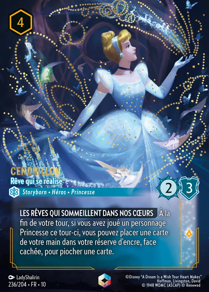 Cendrillon - Rêve qui se réalise
