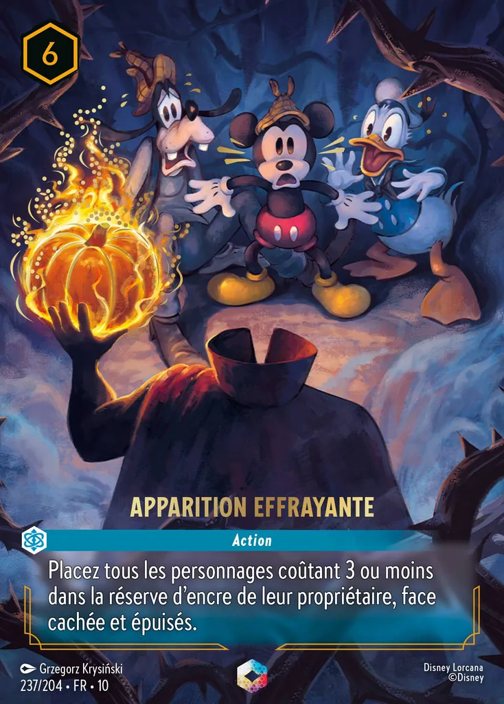 Apparition effrayante