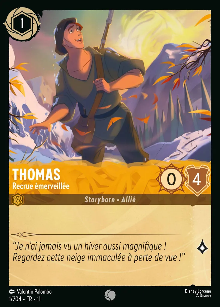Thomas - Recrue émerveillée