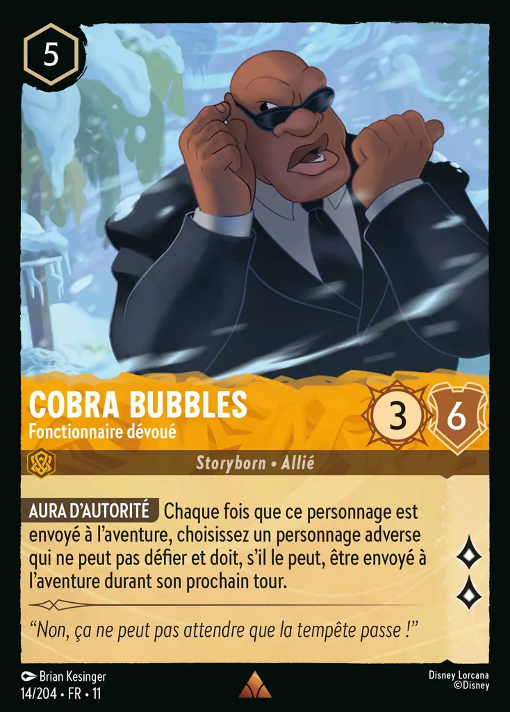 Cobra Bubbles - Fonctionnaire dévoué