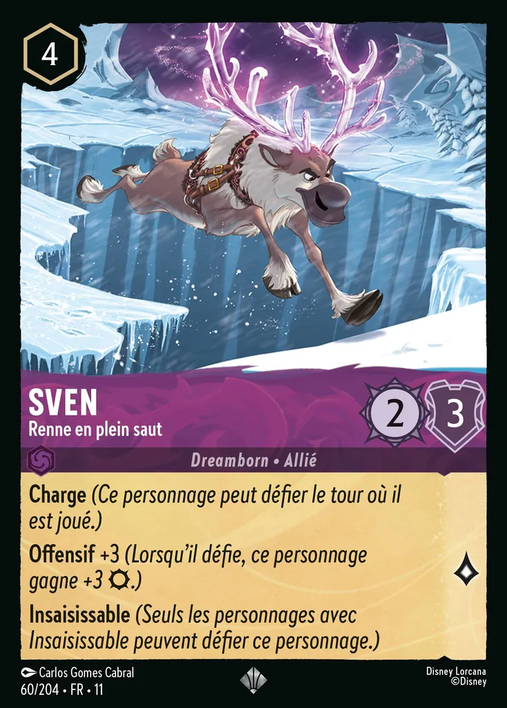 Sven - Renne en plein saut