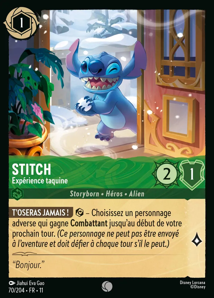 Stitch - Expérience taquine