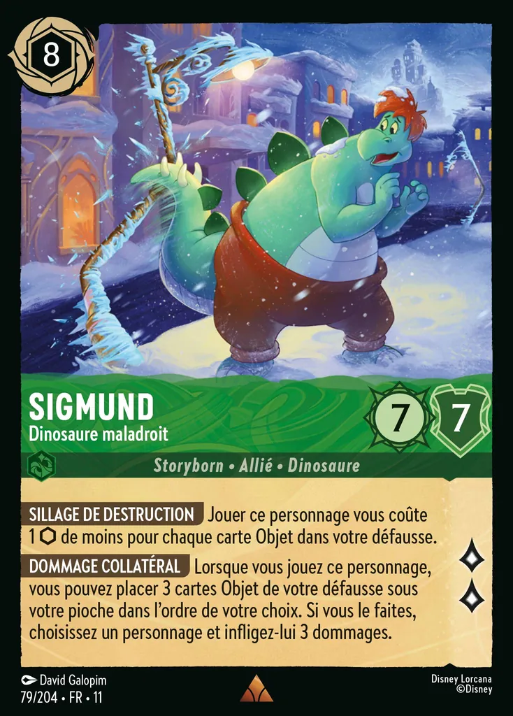 Sigmund - Dinosaure maladroit