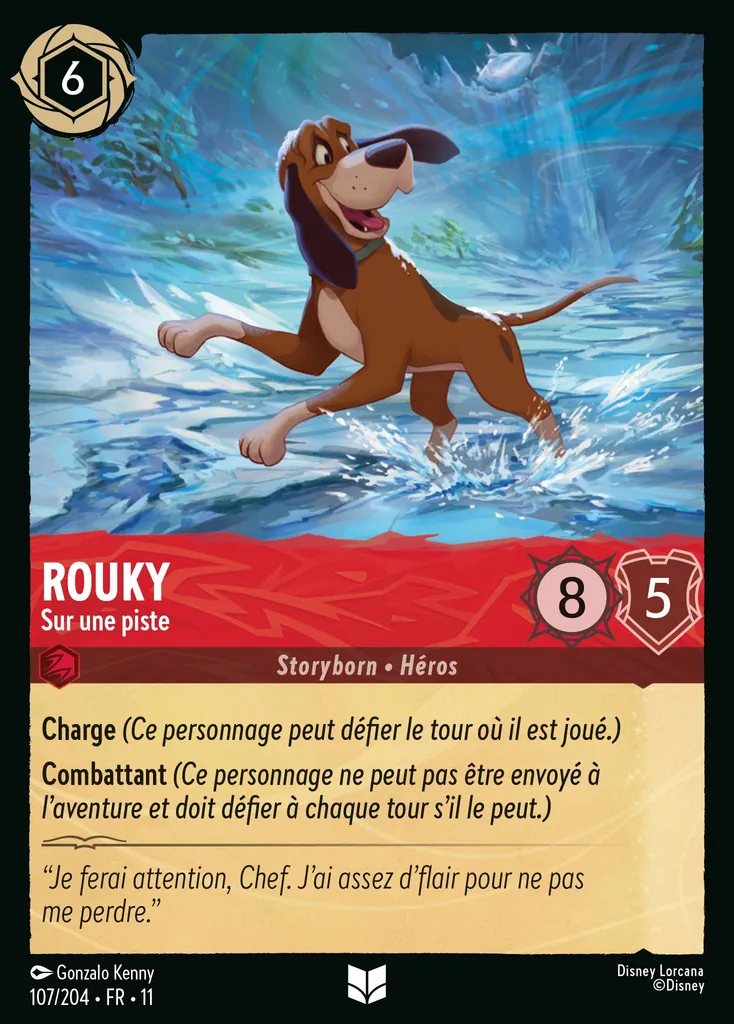 Rouky - Sur une piste