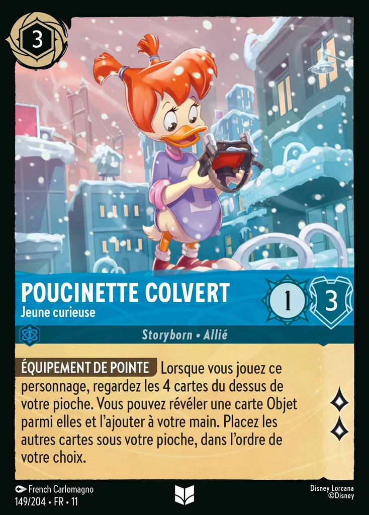 Poucinette Colvert - Jeune curieuse