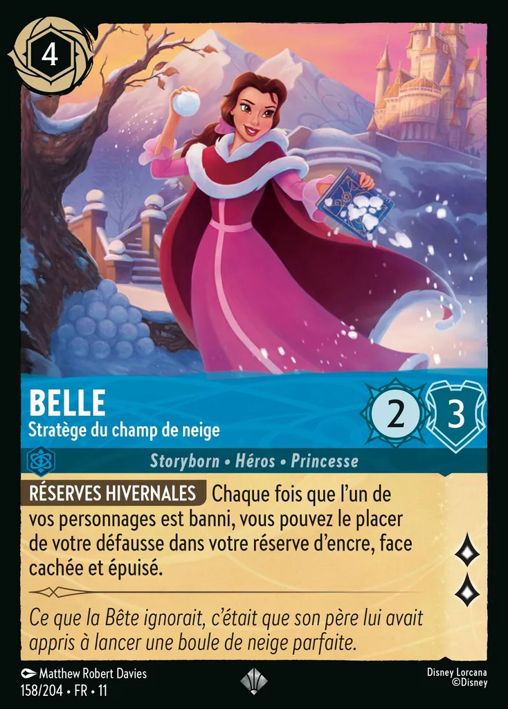 Belle - Stratège du champ de neige