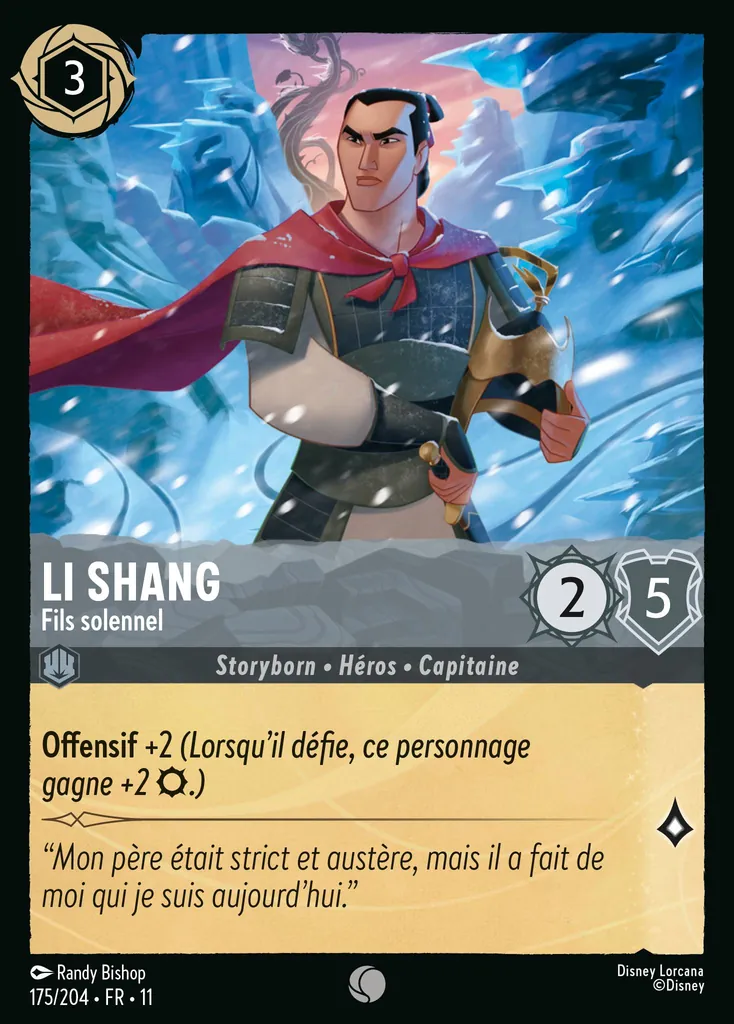 Li Shang - Fils solennel