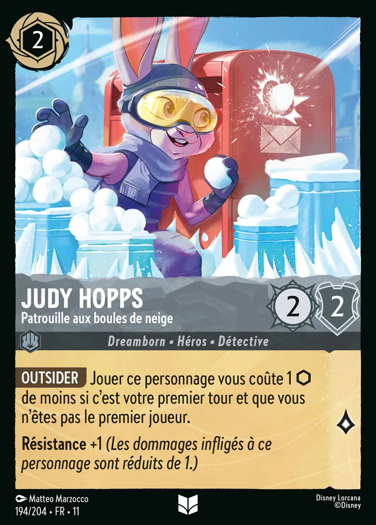 Judy Hopps - Patrouille aux boules de neige