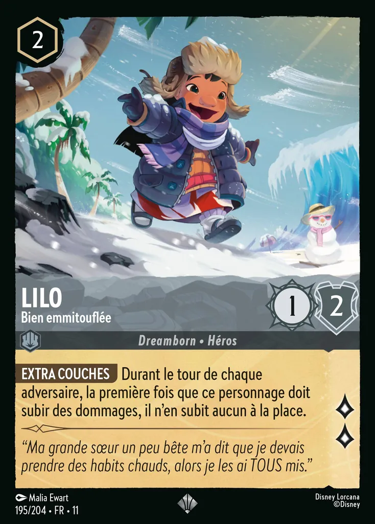 Lilo - Bien emmitouflée