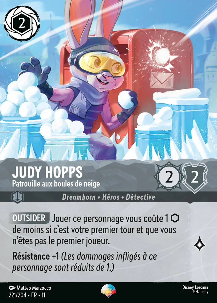 Judy Hopps - Patrouille aux boules de neige