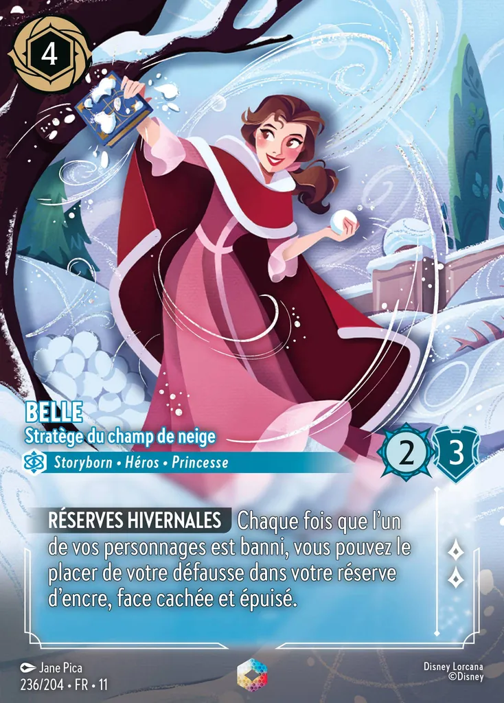 Belle - Stratège du champ de neige
