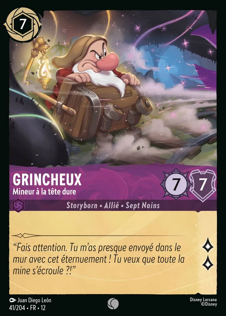 Grincheux - Mineur à la tête dure