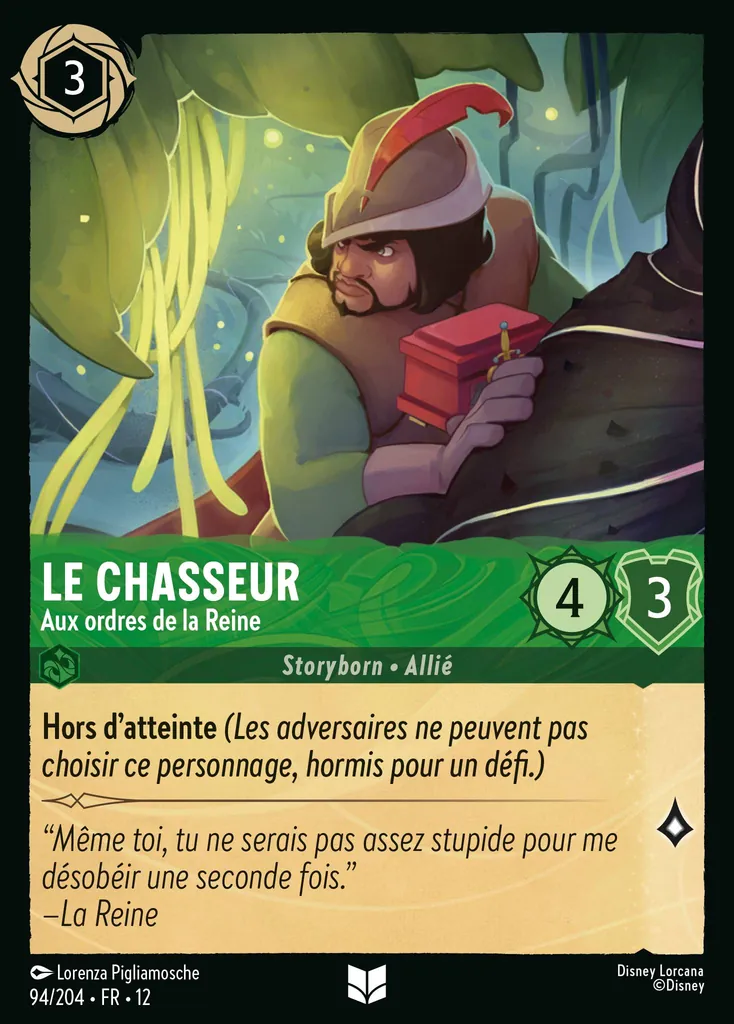 Le chasseur - Aux ordres de la Reine