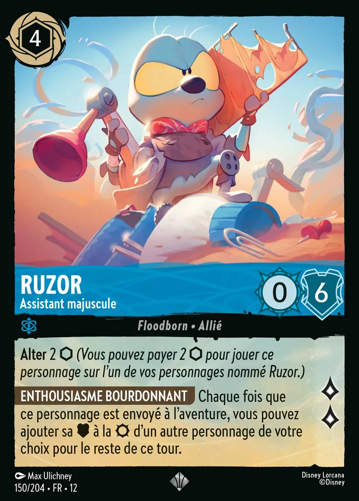 Ruzor - Assistant majuscule