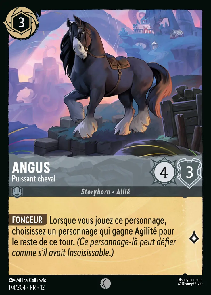 Angus - Puissant cheval