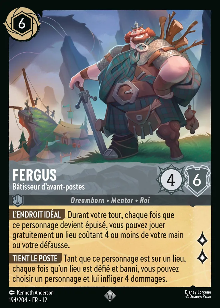 Fergus - Bâtisseur d'avant-postes
