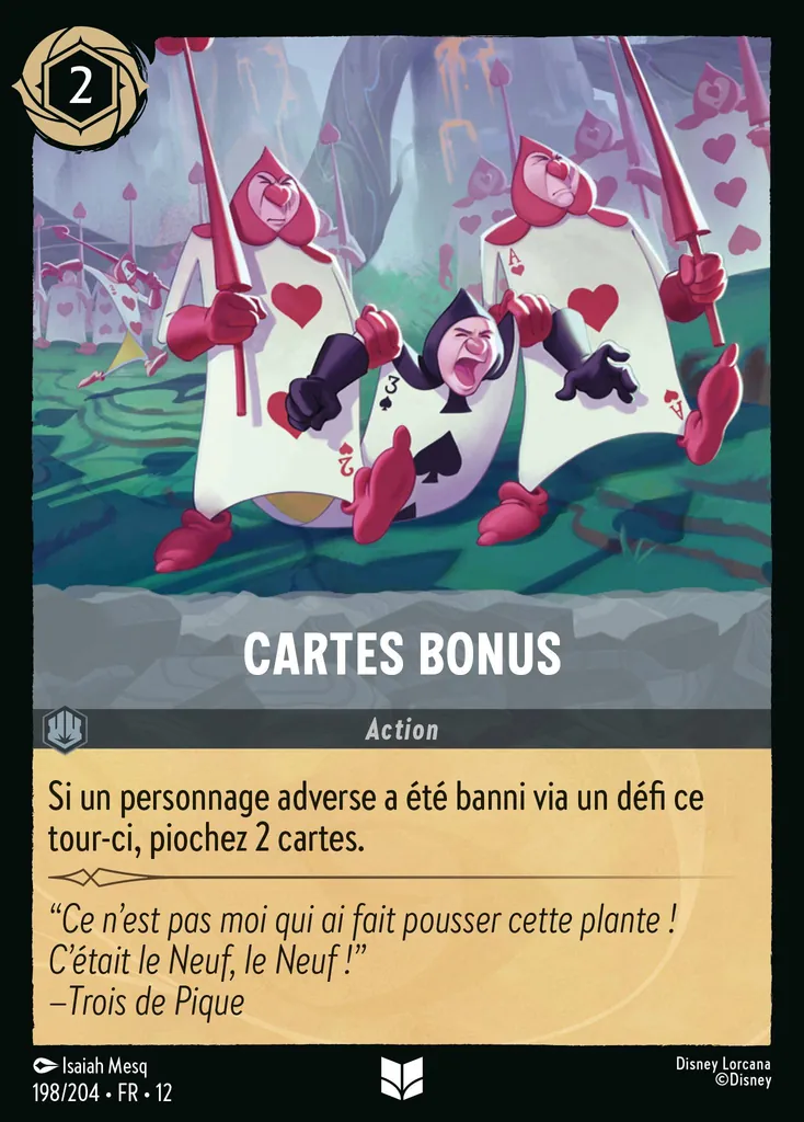 Cartes bonus