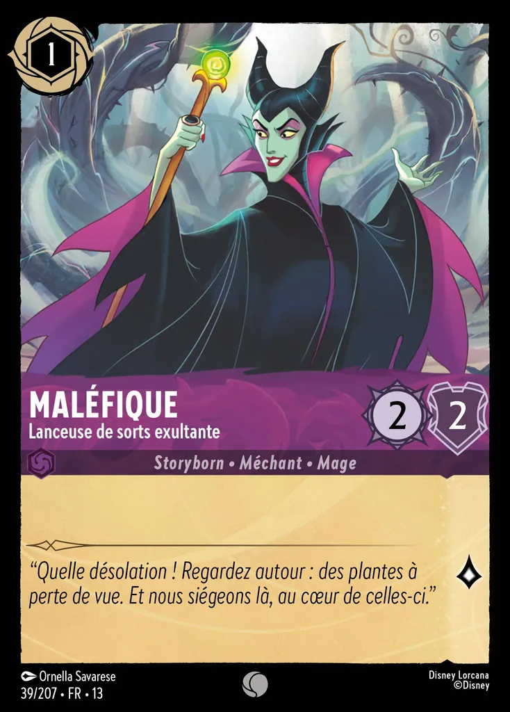 Maléfique - Lanceuse de sorts exultante