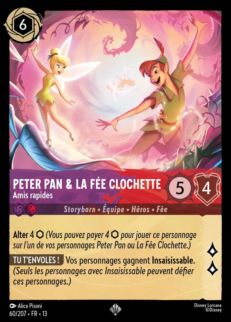 Peter Pan & La Fée Clochette - Amis rapides