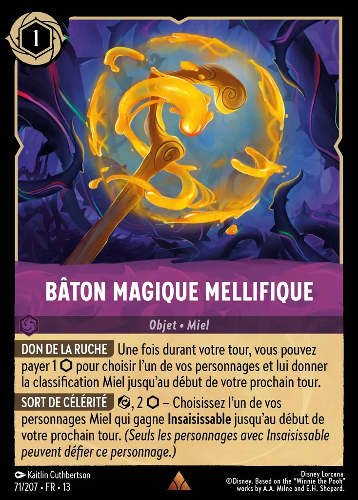 Bâton magique mellifique