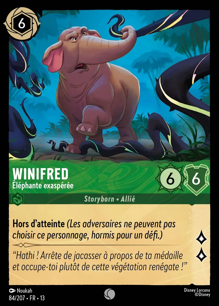 Winifred - Éléphante exaspérée