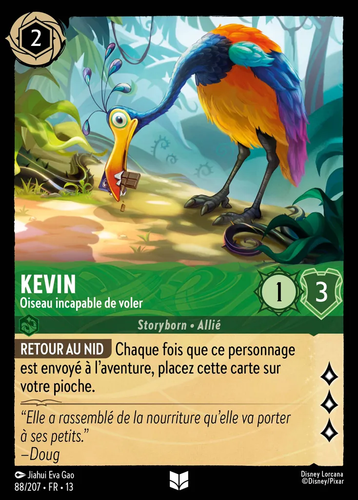 Kevin - Oiseau incapable de voler