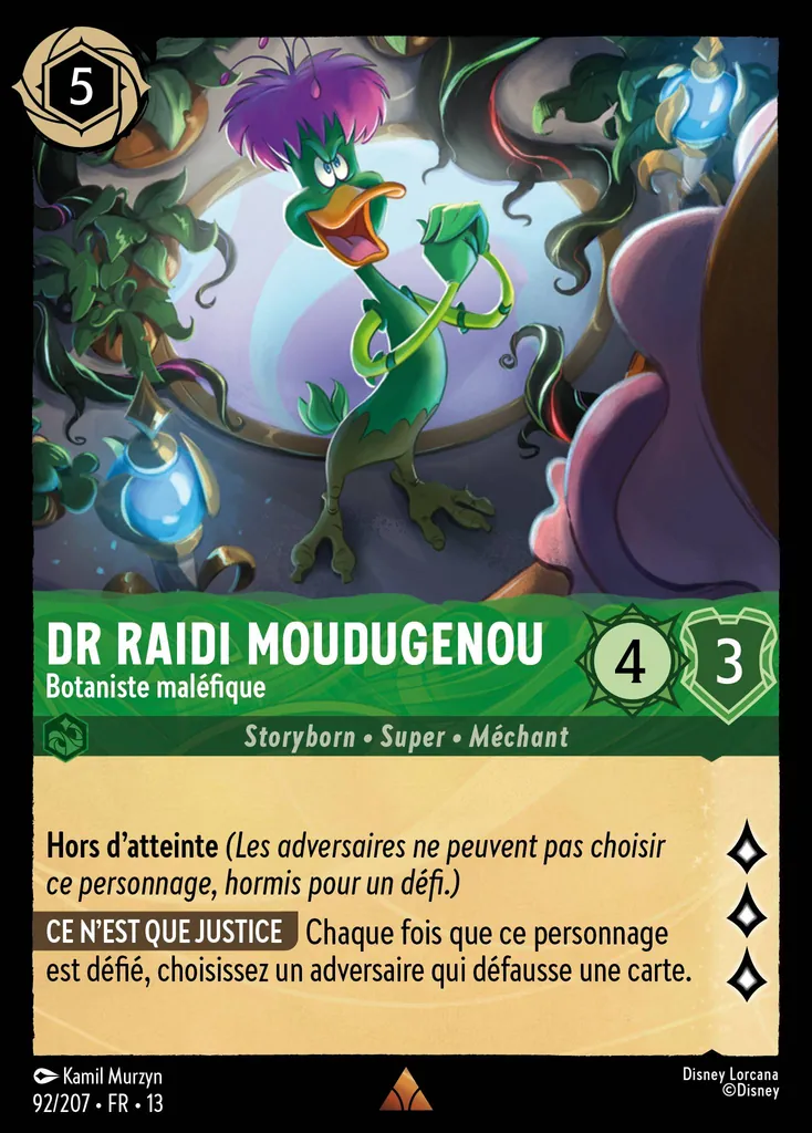 Dr Raidi Moudugenou - Botaniste maléfique