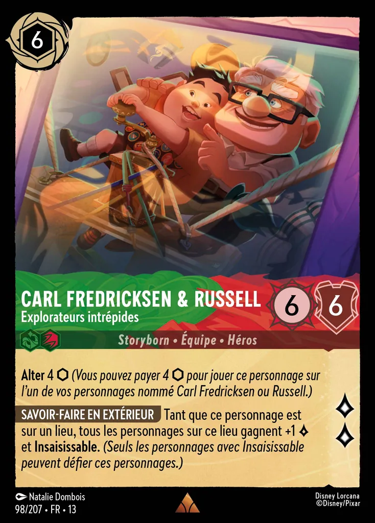 Carl Fredricksen & Russell - Explorateurs intrépides