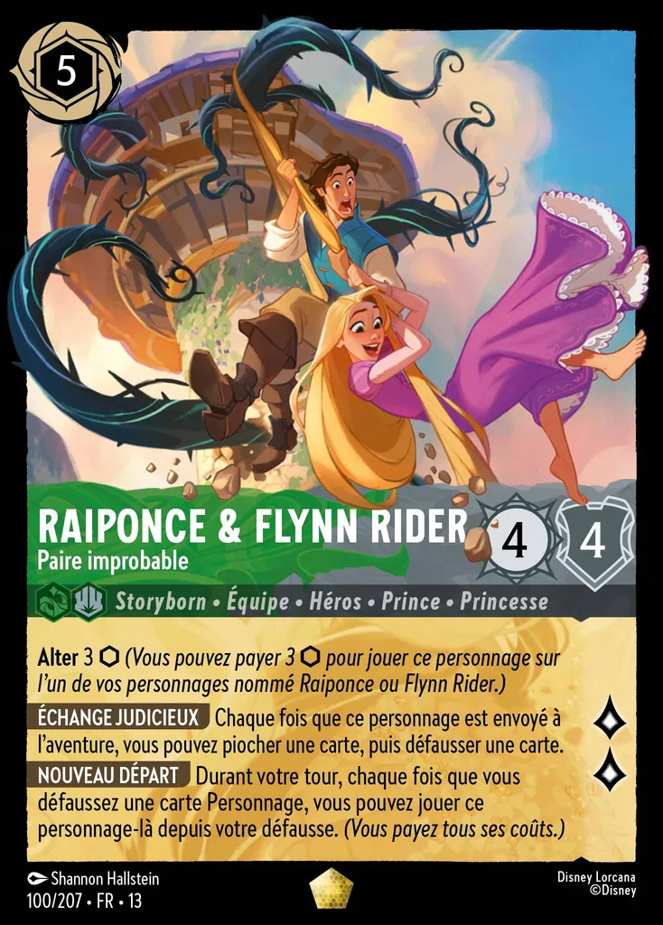 Raiponce & Flynn Rider - Paire improbable
