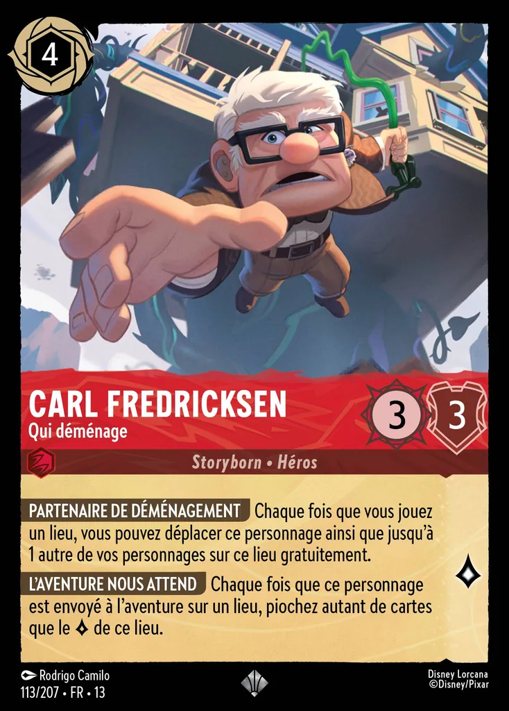 Carl Fredricksen - Qui déménage