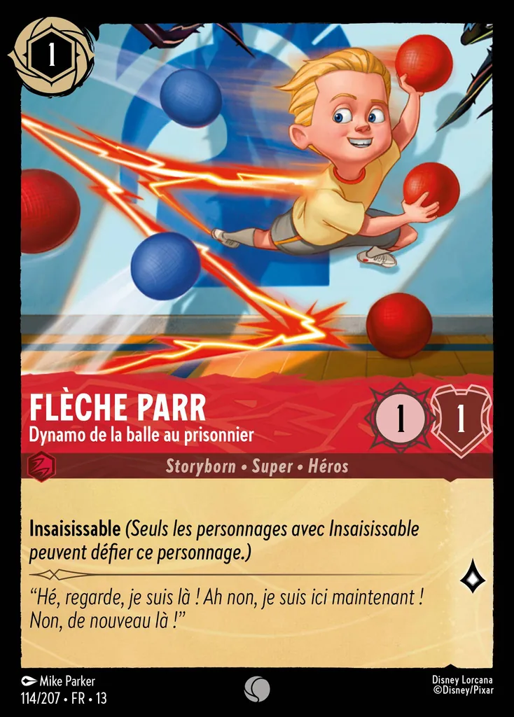 Flèche Parr - Dynamo de la balle au prisonnier