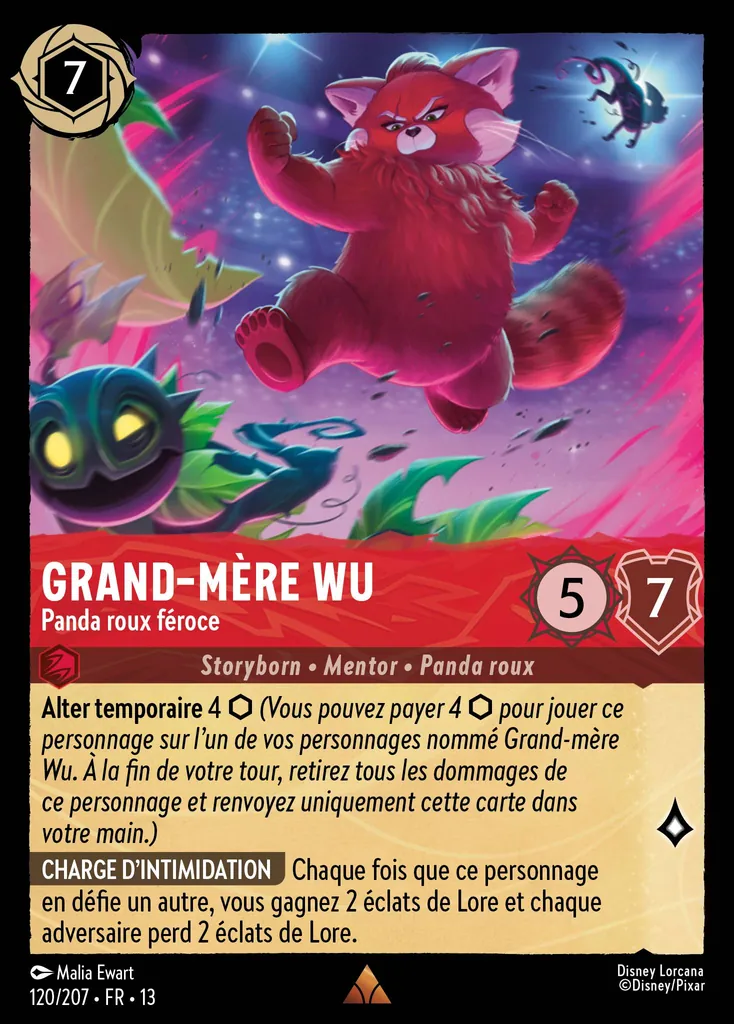 Grand-mère Wu - Panda roux féroce