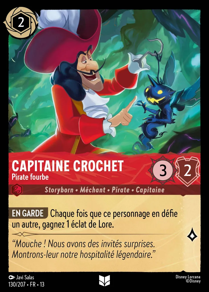 Capitaine Crochet - Pirate fourbe