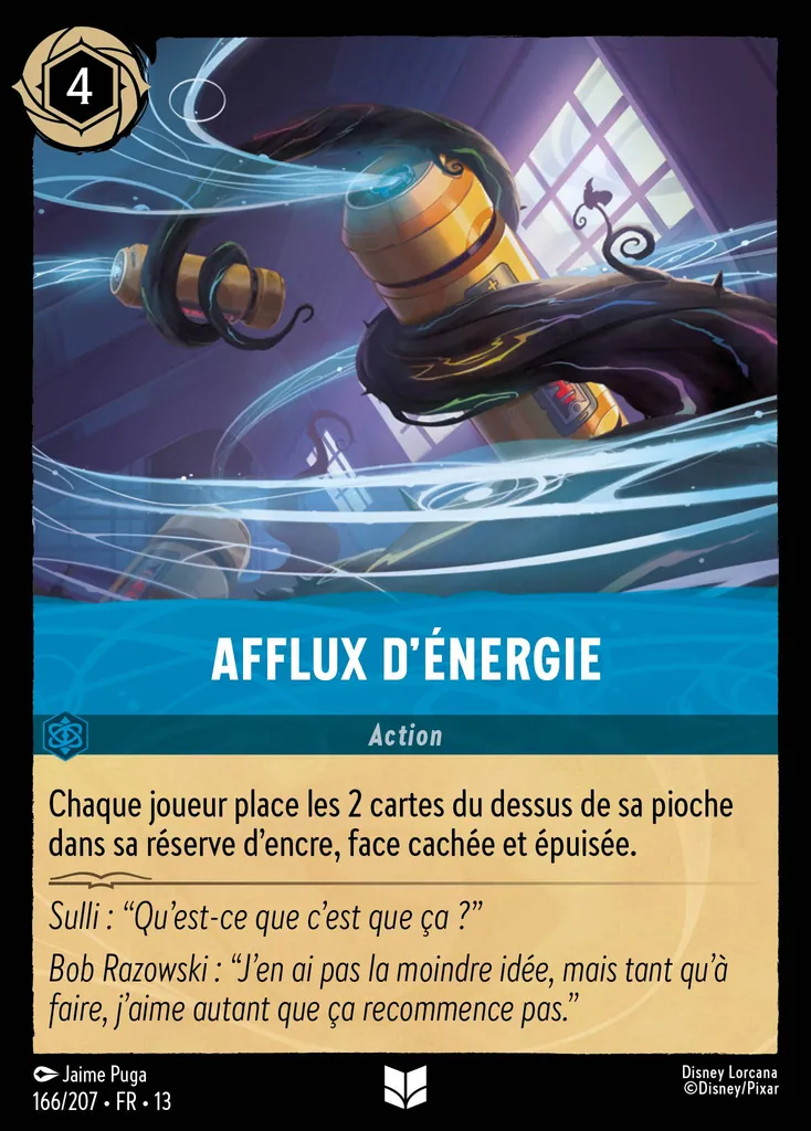 Afflux d’énergie