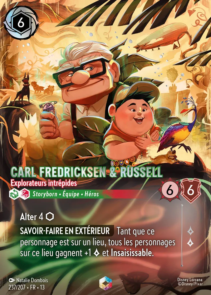 Carl Fredricksen & Russell - Explorateurs intrépides