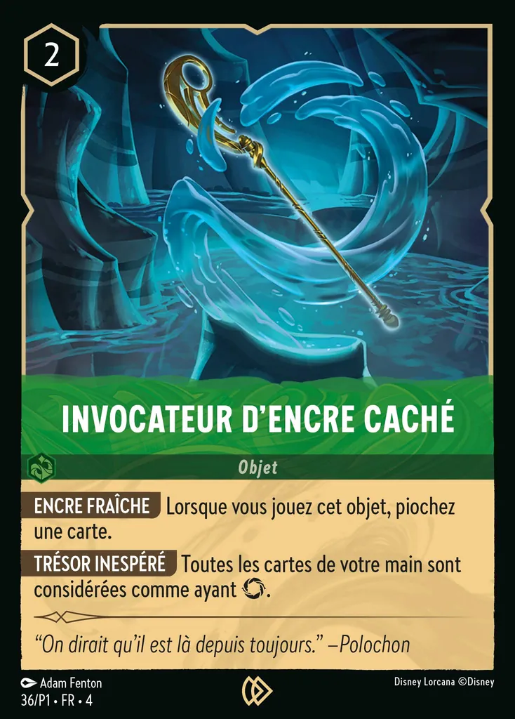 Invocateur d'encre caché