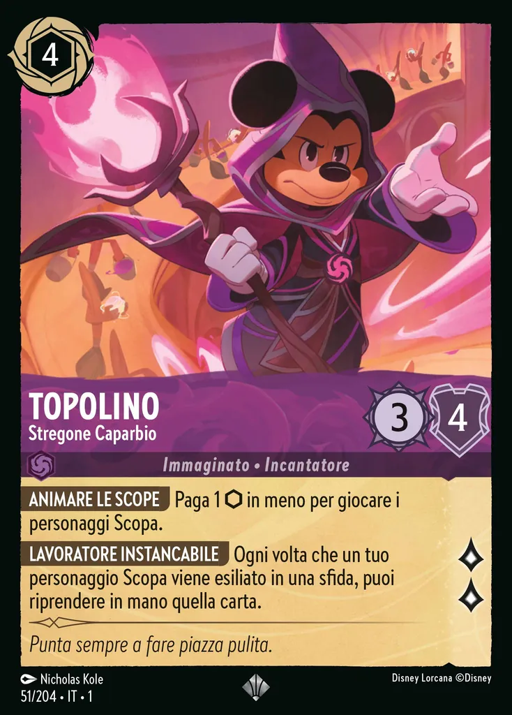 Mickey Mouse - Wayward Sorcerer