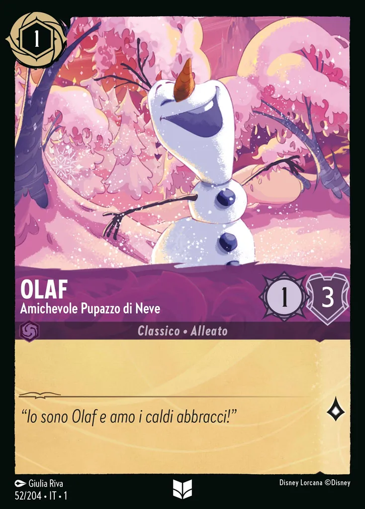 Olaf - Amichevole Pupazzo di Neve